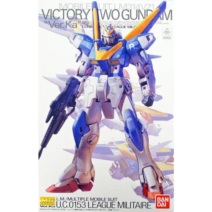 Bandai Gundam V2 Gundam Ver.Ka MG 1/100 Scale Model Kit Bandai Gundam V2 Gundam Ver.Ka MG 1/100 Scale Model Kit