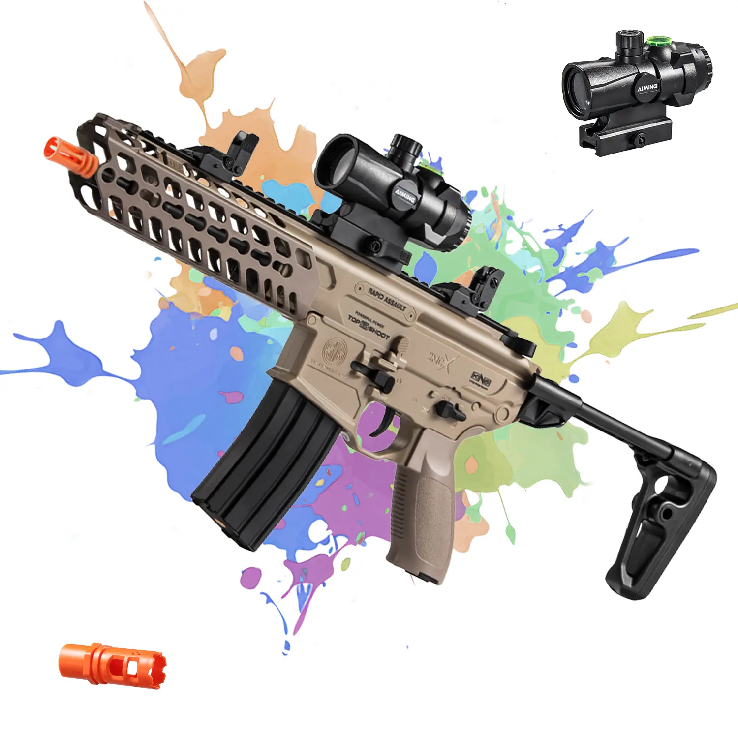 5603 MCX Gel Ball Blaster Toy Gun - Fully Equipped Unisex Sports Toy with Gel Guns, Dual Shooting Modes, Ideal for Indoor-Outdoor Play, Teenage Boy Gifts