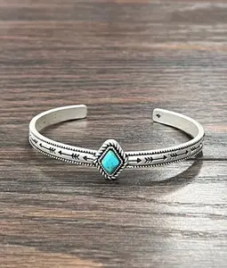 Droplet Turquoise Cuff Bracelet