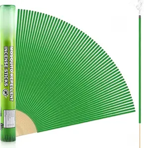 Mosquito Repellent Incense Sticks - #60 Plant-Based Citronella Sticks for Backyard Travel Camping Indoors Outdoor Patio Quick Ignition Long Burn Essential Oils