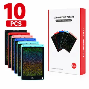 10pcs 8.5in Reusable Electronic LCD Writing Graphics Tablets Set - Toddler Educational Learning Tools, Interactive Drawing Pads for School & Home Use, Kindergarten Boy Toys