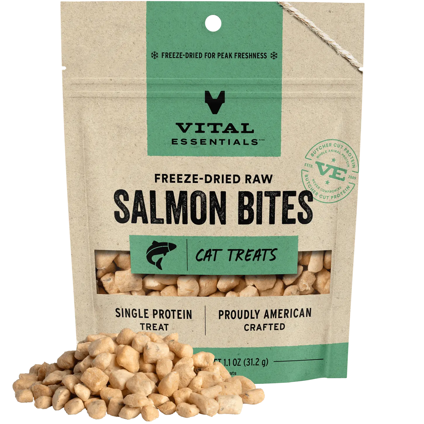Freeze-Dried Salmon Bites Cat Treats