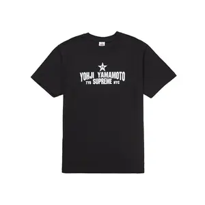 Supreme Men's Y's by Yohji Yamamoto Star Tee Black, from StockX