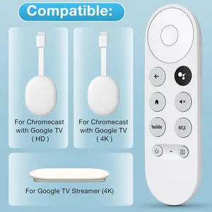 New Replacement Remote Control G9N9N for Chromecast Google TV Voice Bluetooth IR GA01920-US GA01923-US GA01919-US Device Compatible with Google TV Devices