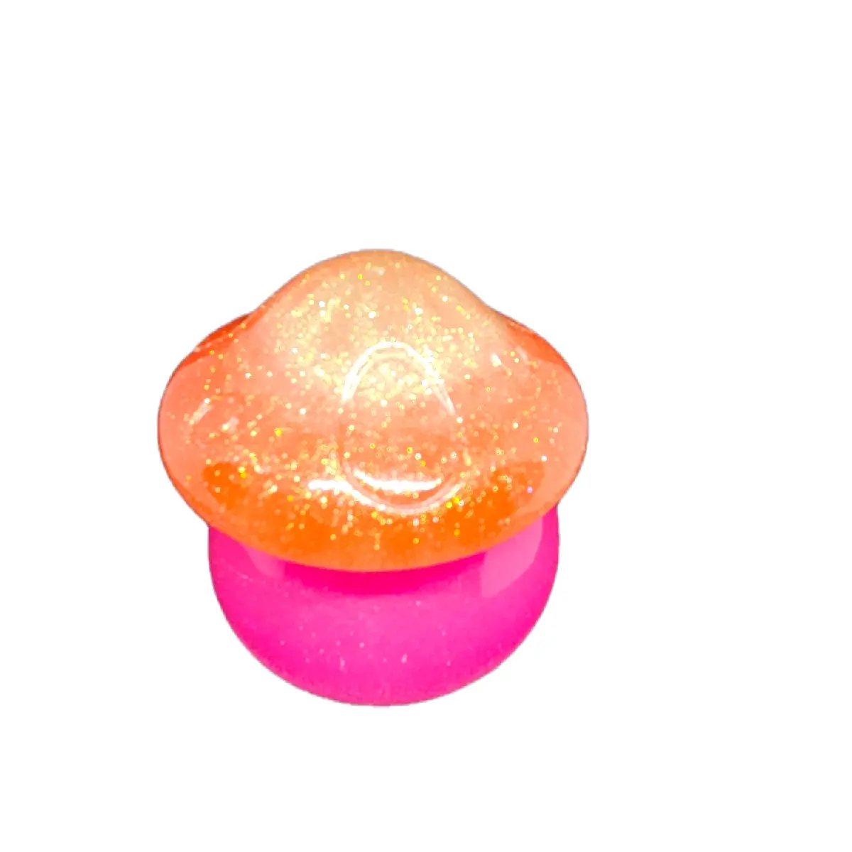Bright Mushroom Stash Jar with Lid
