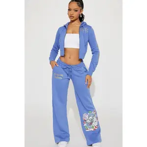 Ed Hardy Lotus Love Pant - Blue W