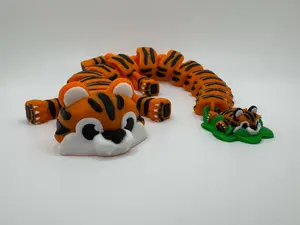 3D Printed Tiger Dragon – Articulated Tiger-Inspired Dragon Figurine
