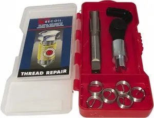 Recoil Thread Repair Kit, 10-Pc Spark Plug Kit with Stainless Steel Thread Insert, Part Number 38120-2