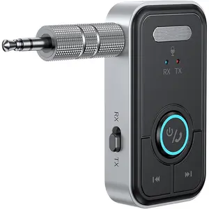 Bluetooth AUX Adapter Bluetooth Transmitter Receiver Audio Adapter,for TV/Car Stereo, Wireless Gym/Home Theater, Easy Setup