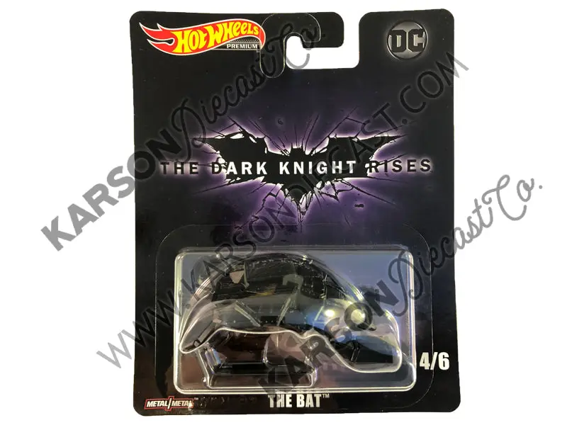 The Bat Retro Entertainment - DC Cinematic Vehicle Assortment 1:64 Scale Diecast - Hotwheels - DMC55-956L