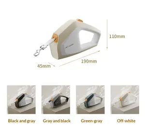 Pet Supplies Geometric Design Retractable Dog Leash, 5M, Automatic Telescopic Leash for Outdoor Walking, Suitable for Medium and Large Dogs & Cats