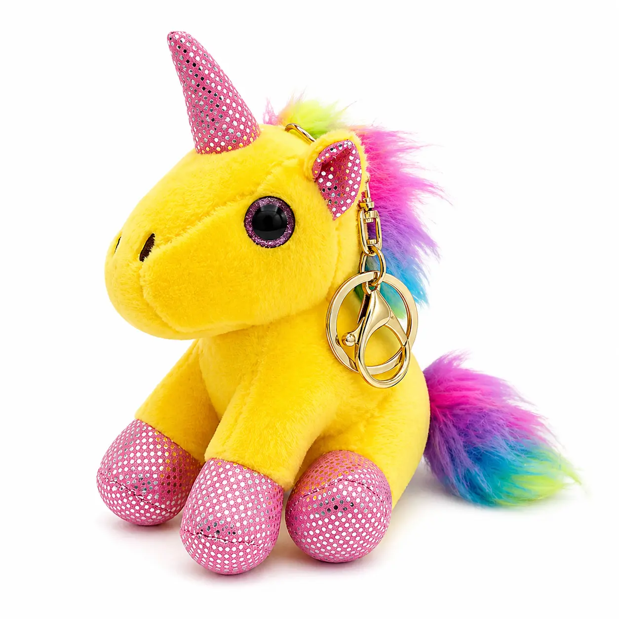 Unicorn Plush Keychain – Soft Toy for Bags & Backpacks