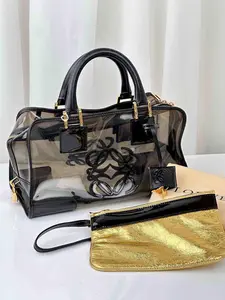 Pre-owned Loewe As Shown Backpacks Amazona Clear Handbag MR01072026B830