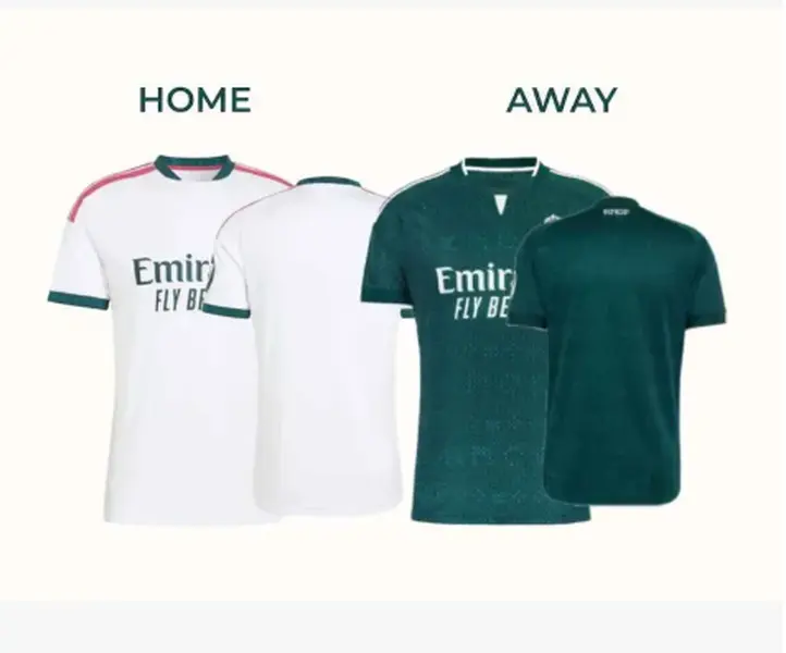 2026/2027 Home & Away Fan Jersey (Full Logo), Breathable Performance Soccer Shirt, Moisture-Wicking Fabric, Sharp Collar, Classic Football Style, Match Day Apparel, Game Day Shirt