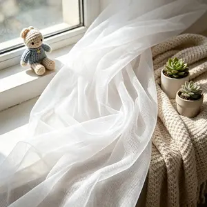 Wedding Arch Hanging Tulle Curtain, 1 Count Solid Color Background Hanging Curtain, Elegant Wedding Arch Ceiling Decoration for Ceremonial Party Decoration, Banners
