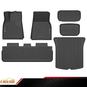 TPE 3D Floor Mats + Cargo Liner 3D Full Cover All-Weather fits 2020-24 Tesla Model Y