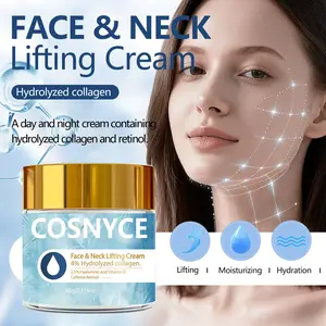 60g Collagen Face Cream with Hydrolyzed Collagen, Vitamin C, Smooth Moisturizing, Alcohol-Free, No Scent, Non-Greasy, Easy Absorption