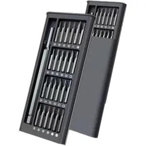 24-In-1 Mini Precision Screwdriver Set, Magnetic Screwdriver Box & Corrosion Resistant Alloy Bits, Universal for Phone, Computer, Home Electronics