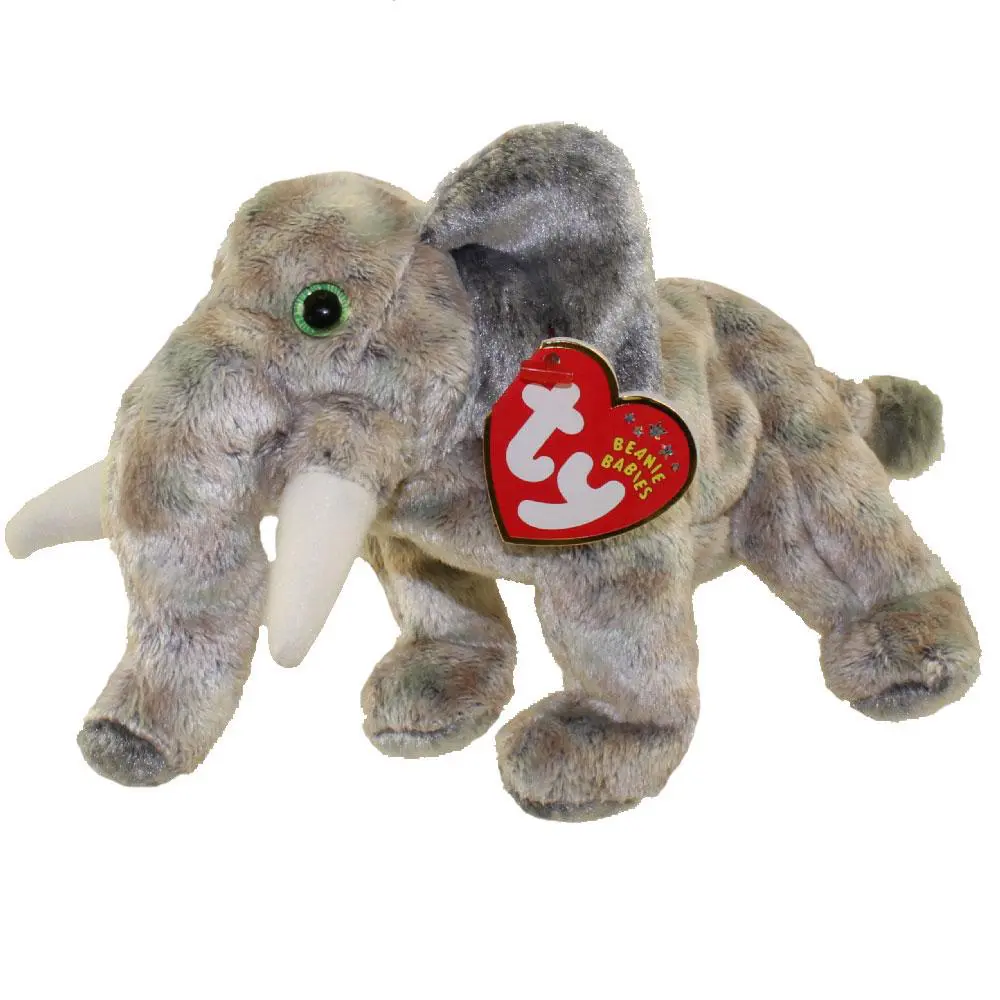 TY Beanie Baby - POUNDS the Elephant (7 inch) (2002) MWMTs