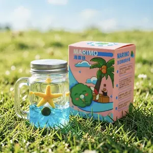 Healing Live Aquarium Plant Decor - DIY Marimo Cup Habitat, A Self-Sustaining Closed Ecosystem & Low-Maintenance Micro-Landscape Terrarium for Desk Zen & Mindful Focus (Includes LIVELY Moss Ball Pet)