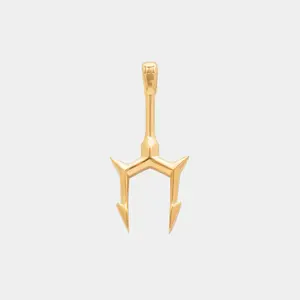 Bident Pendant - Gold