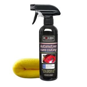 HEXIBII  3-in-1  Ceramic Coating spray Top Coat for Cars Fortify Quick Car Wax Polish Spray Waterless Wash & Wax Hydrophobic Polish & Polymer Paint Sealant Detail Protection 8.5 FI Oz carshampoo bronze bomber mobile detailer Autos