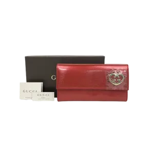 Pre-owned GUCCI Leather Shoulder Bags 7.48'' R489 Shoulder Bag C1368677843 1029 LA Liliana