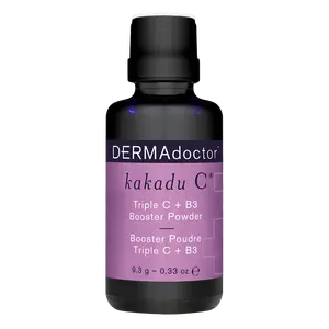 Kakadu C Triple C + B3 Booster Powder, Vitamin C Serum Booster and Niacinamide Pore Minimizer for Face, Active Skin Repair for Brightening and Refining