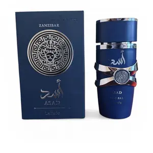 Lattafa Asad Zanzibar for Men Eau de Parfum Spray 3.4 Ounce Fragrance Perfume