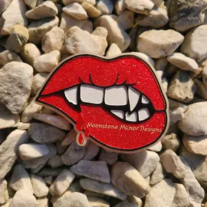 Vamp Drip Lips TVD Themed Car Freshie - Keep Your Car Smelling Fresh