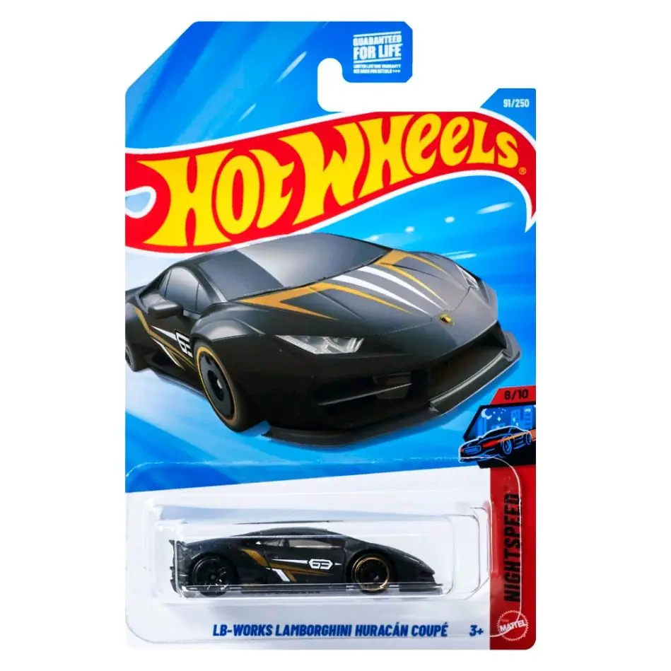 Hot Wheels LB-Works Lamborghini Huracan Coupe Diecast Model Car, Black Collectible Model Cars