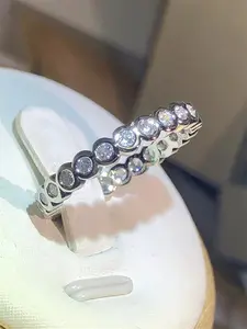 1 PC Glamorous Cubic Zirconia Ring For Women For Valentine's Day Gift Wedding Engagement Anniversary Party Band Jewelry