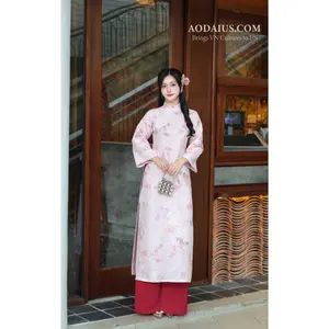 Thủy Mộc Harmony Vietnamese Modern Ao Dai Set | Áo Dài Cách Tân M2
