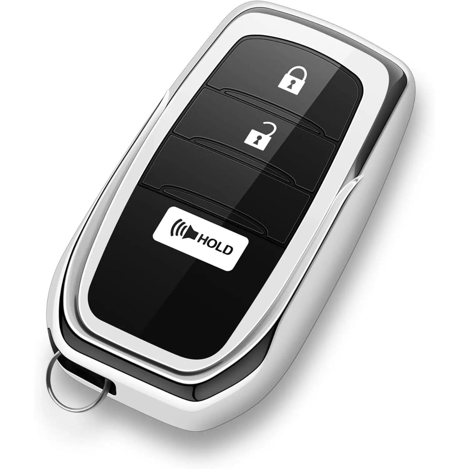 for Toyota Key Fob Cover 3 Buttons Car Key Case fits 2026 2025 2024 2023 GR Corolla Cross Tacoma 4Runner Prius Land Cruiser TPU Soft Cover