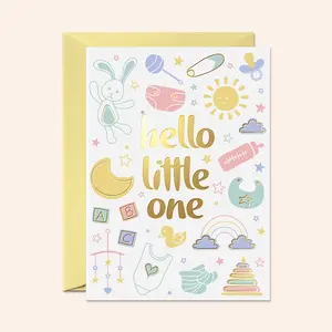 Hello Little One Baby Shower Card