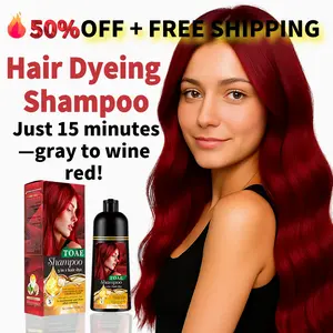 TOAE 3 in 1 Black Hair Dye Shampoo - Herbal Ingredients Suitable for female/male hair color  Can cover gray hairs, Contains Ginseng Extract, Natural Haircoloring， not hurt the scalp, is gentle and does not irritate, and is rich in color with coverage ul