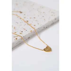Angel Numbers Heart Necklace
