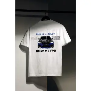 BMW M5 F90 unisex t-shirt, perfect German car gift idea for boys, girls, and dads, stylish car clothes for BMW fans