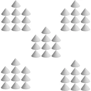50 Pieces Reusable High Temperature Resistant Ceramic Refractory Support Nails for Pottery Kiln Pottery Tools