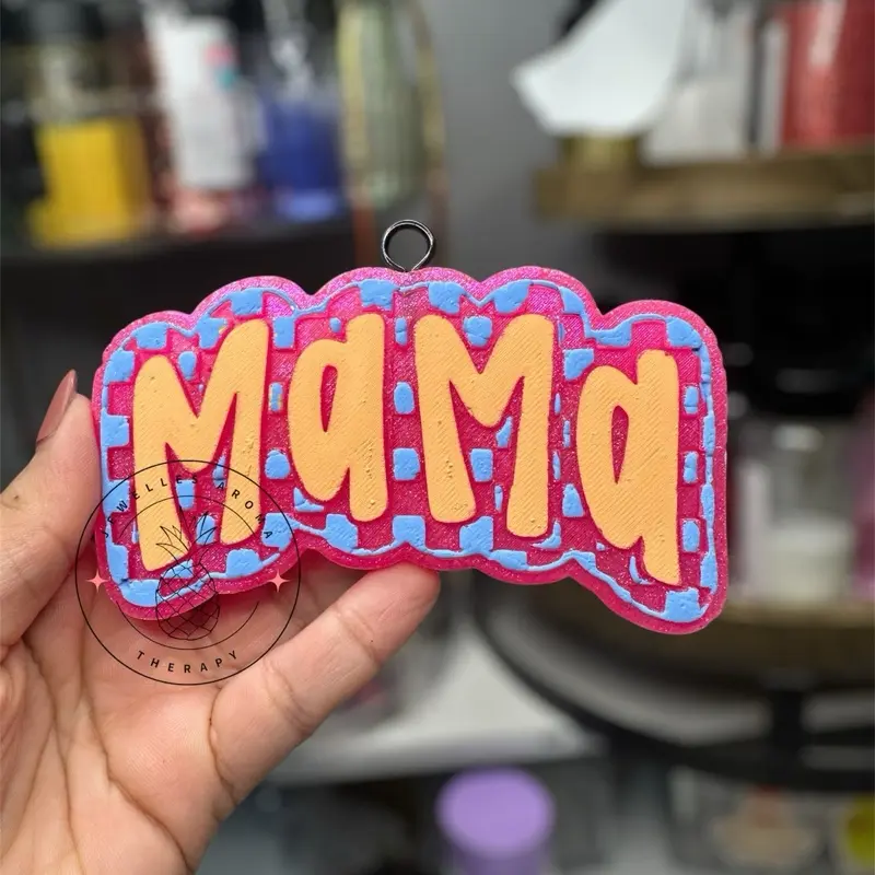 Checkered Mama Car Freshie