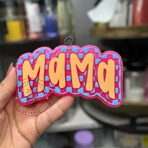 Checkered Mama Car Freshie