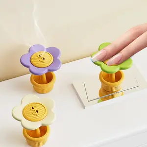 Flower Shaped Toilet Button Toilet Handle Toilet Flusher For Diy Decoration Floral Installation