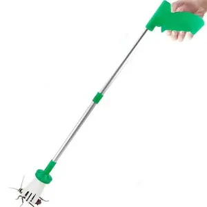 Foldable Aluminum Alloy Insect Trap, Handheld Bug Catcher Clip for Cockroaches Spiders, Quick Pest Control Tool for Outdoor Garden Indoor Use, Folding Feature, Handheld Operation