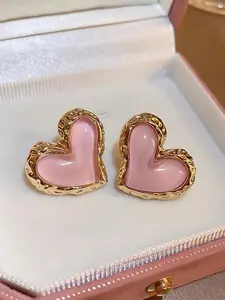 「Elegant Fashion Heart Earrings Set for Women, Perfect Valentine's Day Gift🎁, Small Face Enhancing Jewelry, Must Have Accessory」