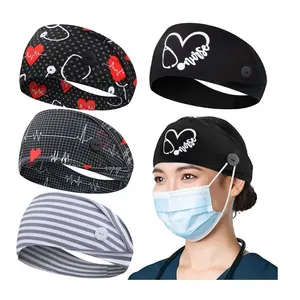 Headscarf Headband Elastic Hairband Fashion Bohemian Head Wrap Hair Accessory Yoga Hair Tie