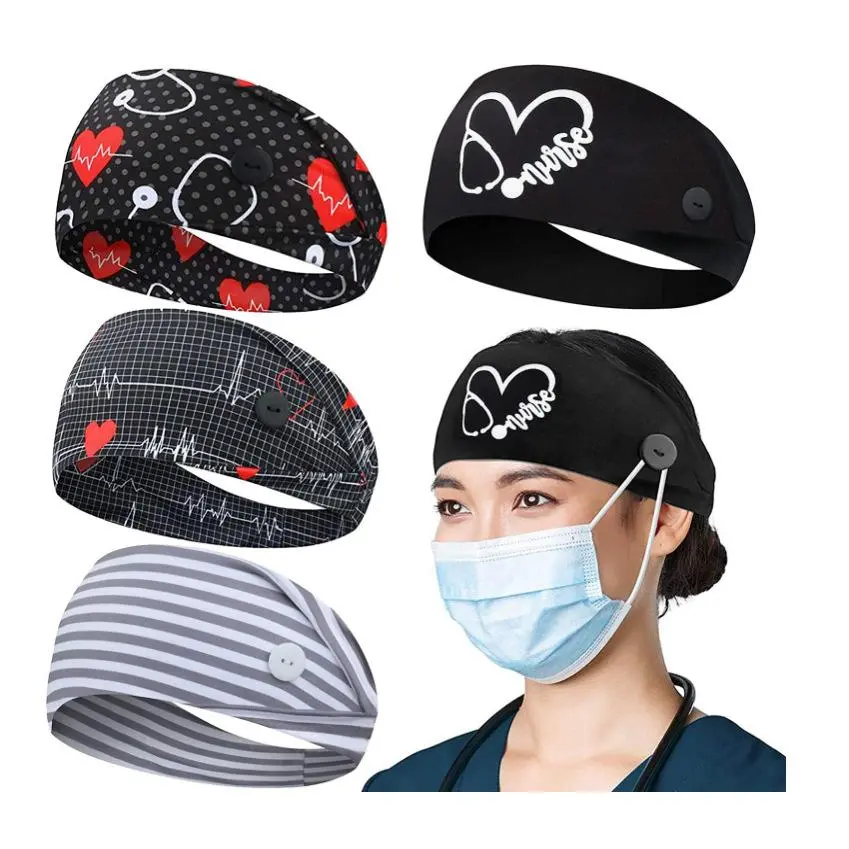 Boho Print Elastic Headbands for Women, Wide Fashion Head Wrap Hair Tie for Yoga and Everyday Wear