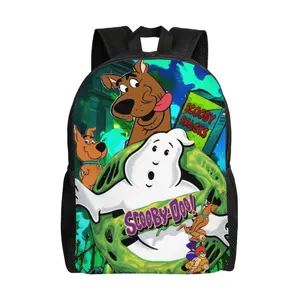 Cartoon Scooby-doo Backpack Spacious and Ultra-Light Scooby Shoulder Backpack utility Scooby doo Laptop Backpack for Men Women Schoolbag for Work Hiking Travel