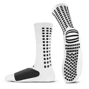 Soccer Grip Socks with Metatarsal Padding Protection, Anti-Slip Grip Pads, Non Slip Socks for Soccer, Football, Lacrosse, Rugby