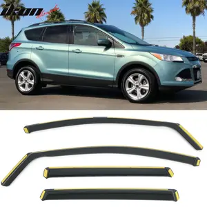 Side Window Visor for Ford Escape 2013-2019 Black In-Channel Deflectors
