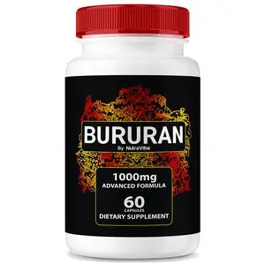 Bururan - Advanced Formula 1000mg Capsules with Natural Ingredients for Health & Wellness 60 Count